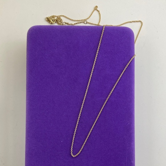 💛 Classic Mejuri 18k Gold Vermeil Cable Chain Necklace – Minimalist Layering - Picture 3 of 6